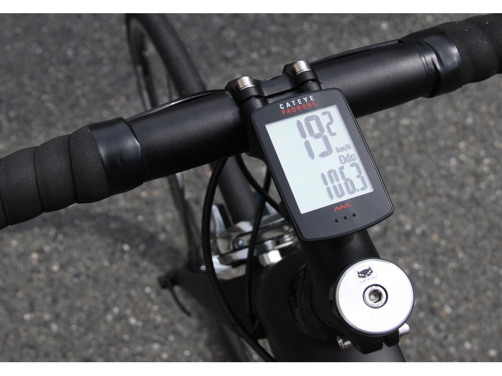 Cyklocomputer Cateye Padrone + černý 