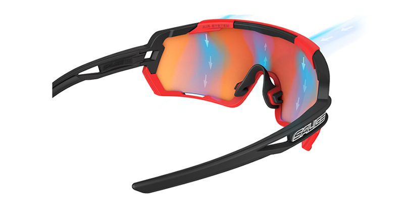 Brýle Salice 020 ITA black/RWblue/clear