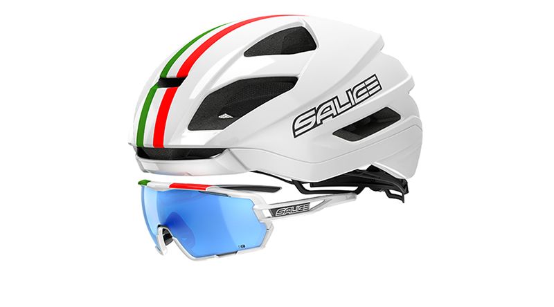 Brýle Salice 020 ITA black/RWblue/clear