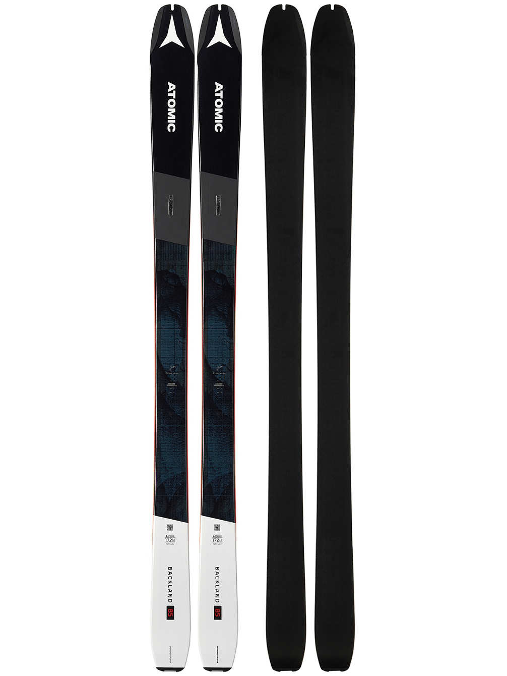 Skialpové lyže Atomic Backland 85 dámské + pás Hybrid Skin 151 cm