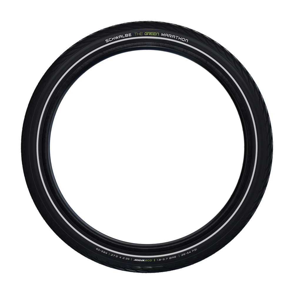 Plášť Schwalbe Marathon Green 26x1.50, 40-559 Addix Eco GreenGuard reflexní pruh