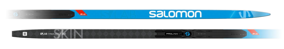 Set běžky Salomon S Lab Carbon eSkin med + vázání Salomon Prolink Shift In Cl