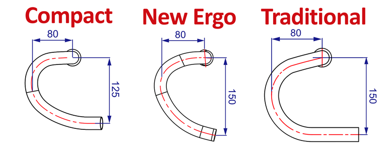 Řídítka FSA K-Force Compact ACR černá/šedá