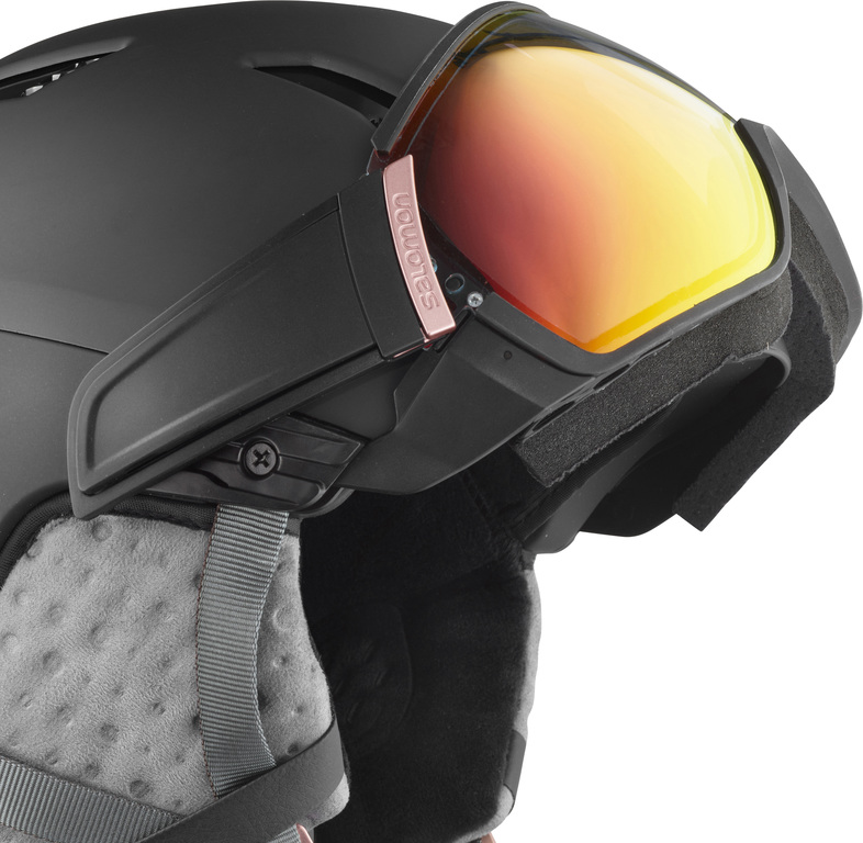 Lyžařská helma Salomon Mirage+ photo black/rose gold M 56-59 cm