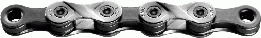 Řetěz KMC X-9 stříbrná šedá 114 článků