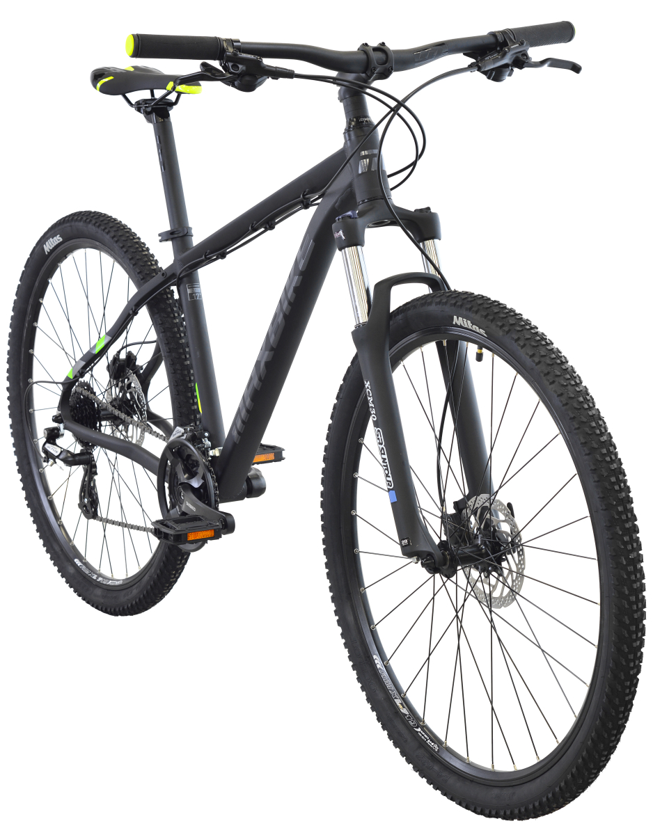 Horské kolo Maxbike Toba 29 šedá mat zelená 21