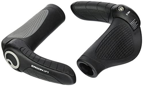 Gripy s rohy Ergon GP3 Gripshift L černé