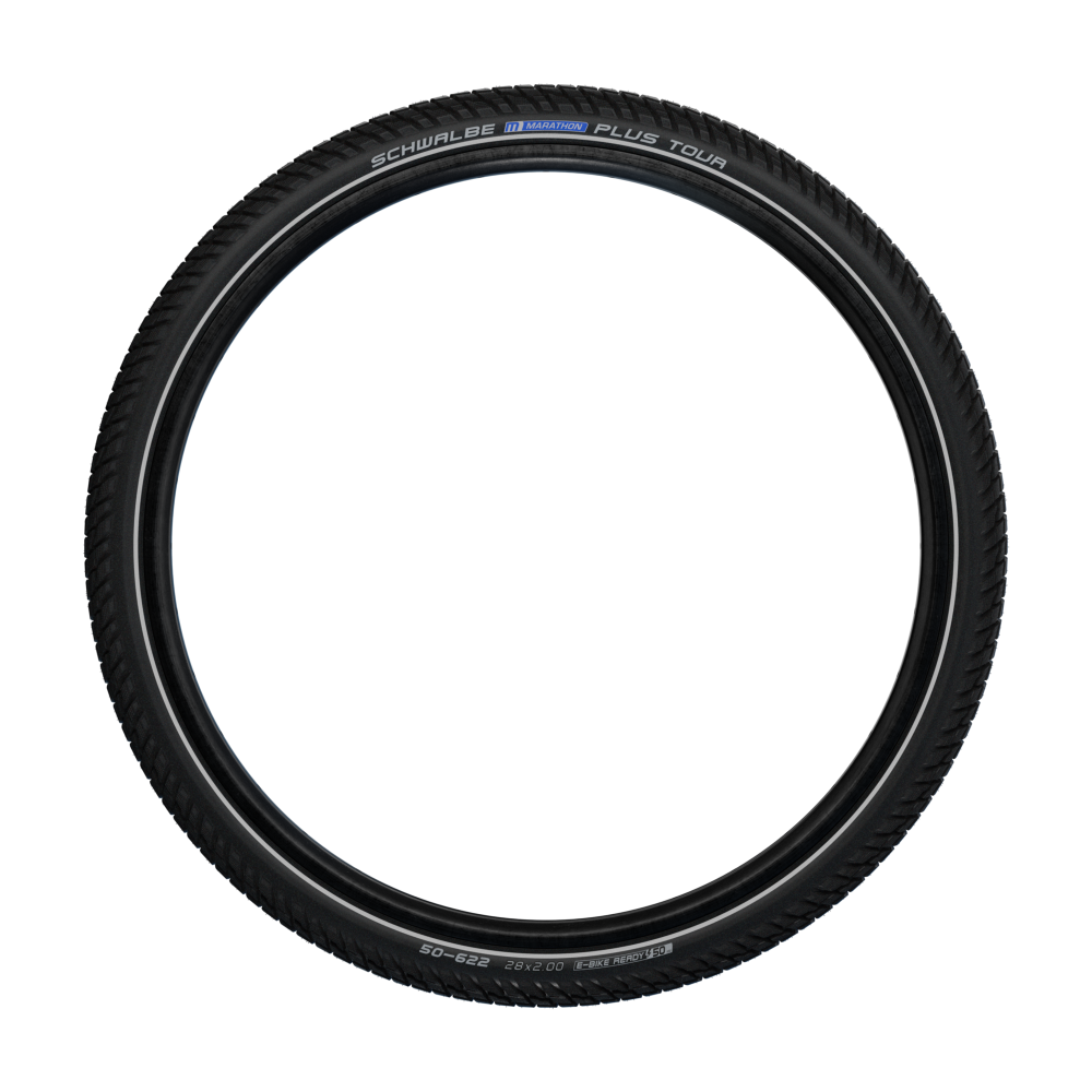 Plášť Schwalbe Marathon Plus Tour 37-622 Addix Performance SmartGuard černá+reflexní pruh neskládací