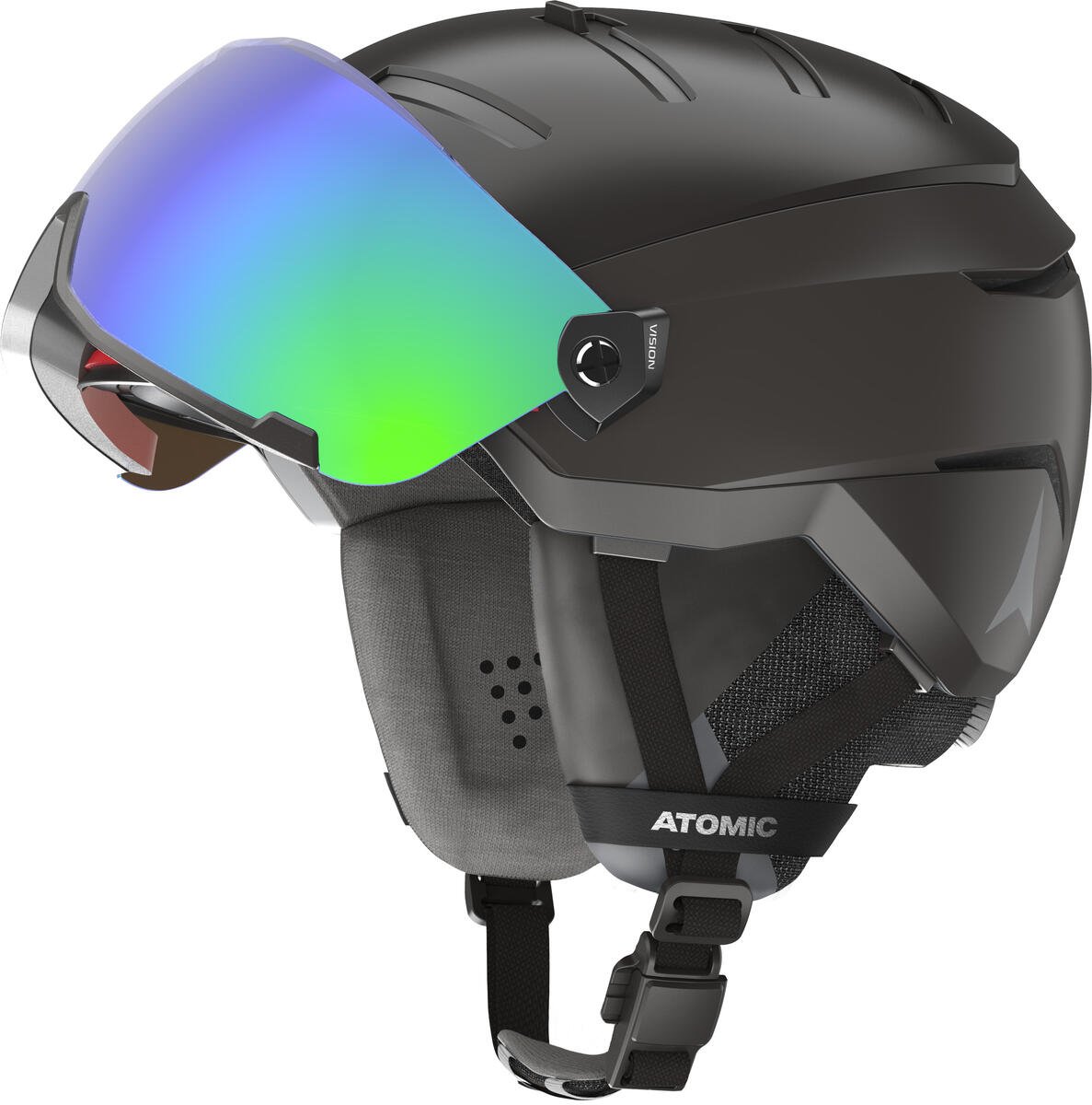 Lyžařská helma Atomic Savor GT Amid Visor HD Black L 59-63 cm