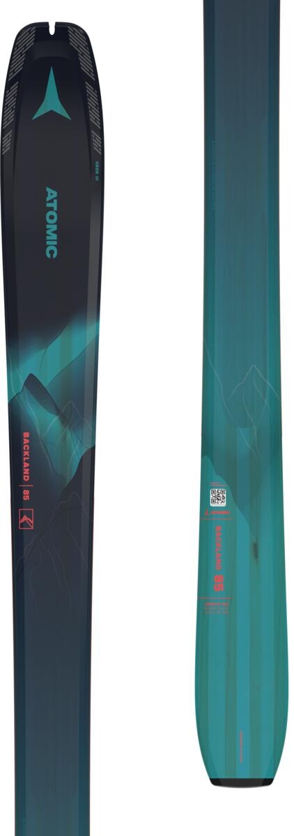 Skialpové lyže Atomic Backland 85 dámské + pás Hybrid Skin 