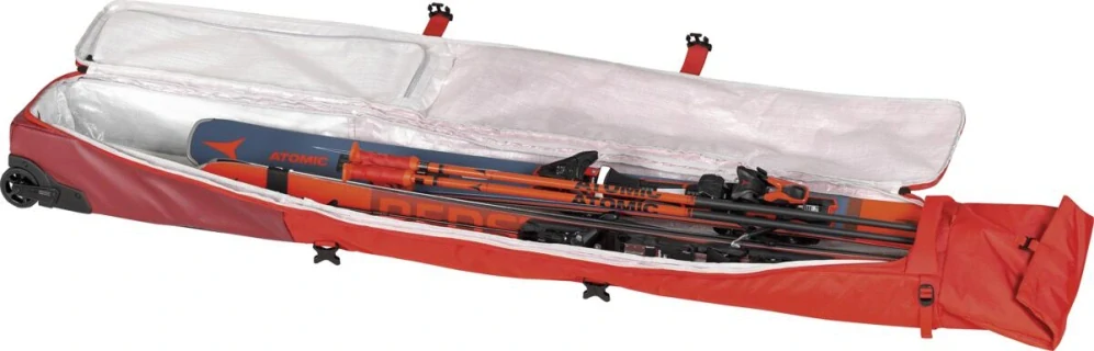 Vak na sjezdové lyže Atomic RS Double Wheelie červený