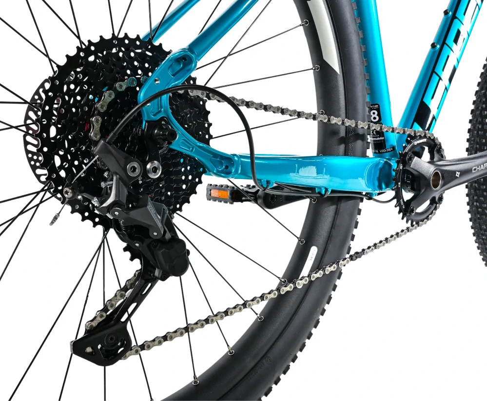 Horské kolo Leader Fox Trap 29 černá tyrkysová 18