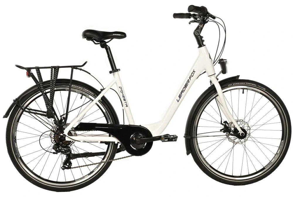 Městské kolo Leader Fox Domesta bílá 2025