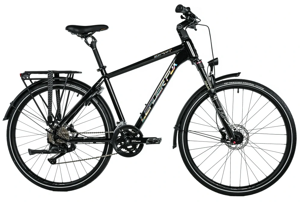 Trekingové kolo Leader Fox Espirit pánské černá lesklá 17,5