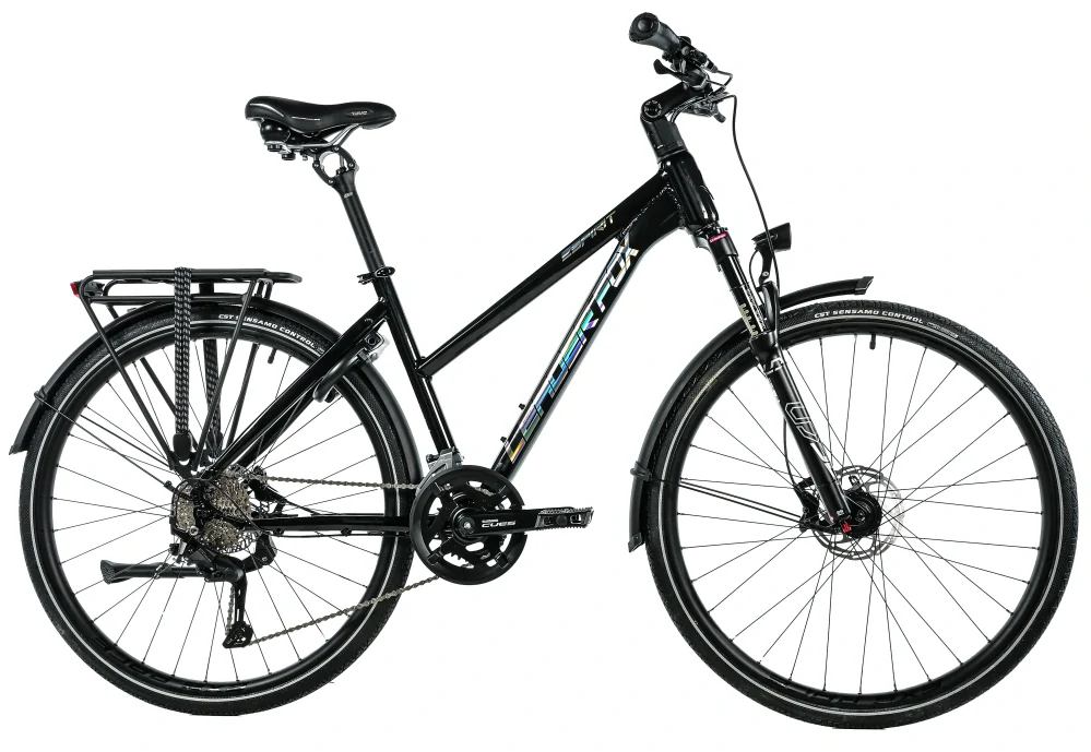 Trekingové kolo Leader Fox Espirit dámské černá lesklá 18