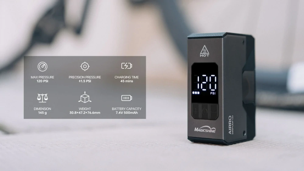 Mikrokompresor MAGICSHINE Airoo Electric Aku USB