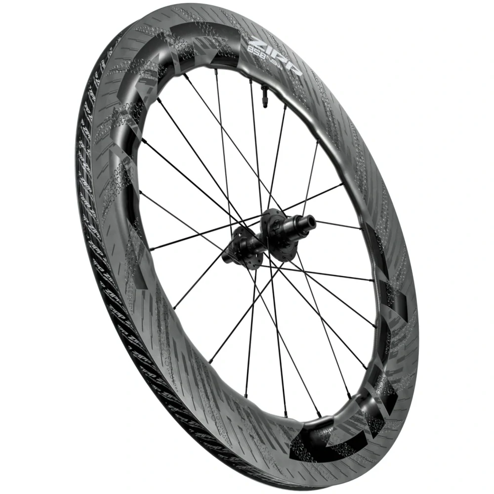 Zapletené kolo Zipp 858 NSW Center Lock Hookless 12x142 Shimano zadní