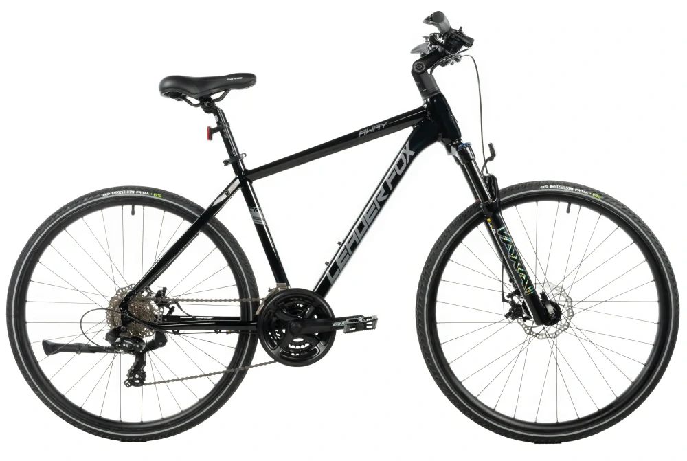 Jízdní kolo Leader Fox Away pánské černá lesklá 2026