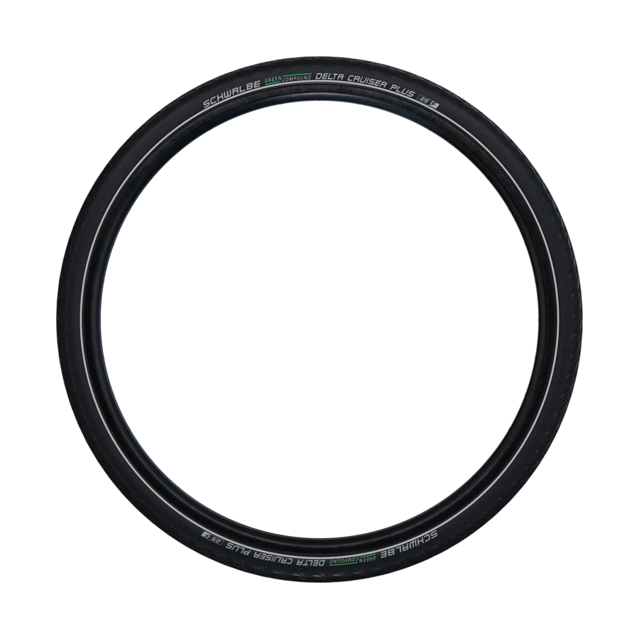 Plášť Schwalbe Delta Cruiser Plus 28-622 Green černá+reflexní pruh