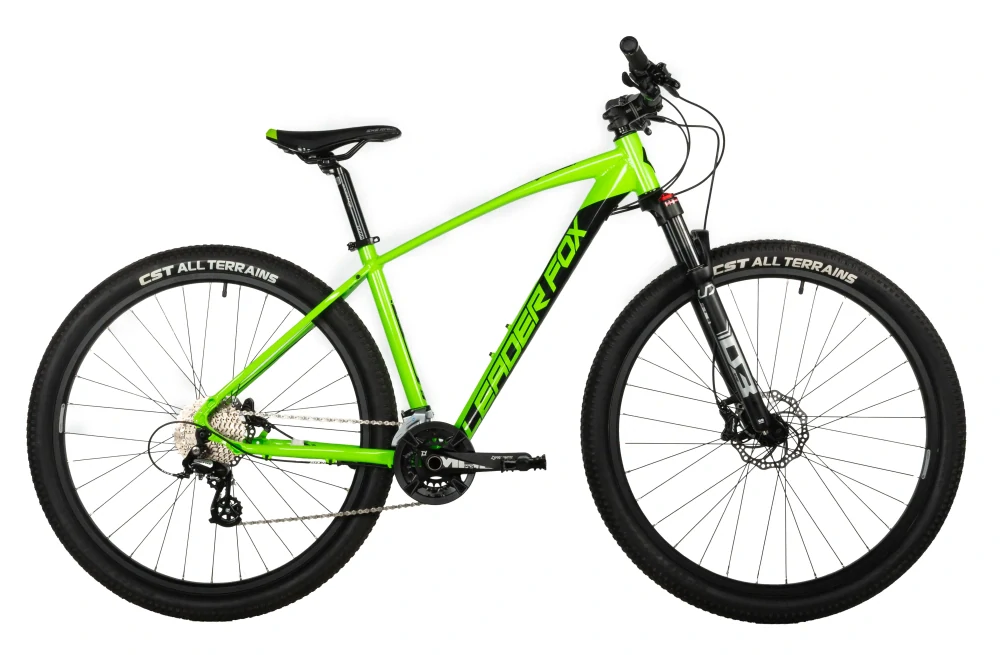 Horské kolo Leader Fox Evolution 27,5 černá zelená 20"