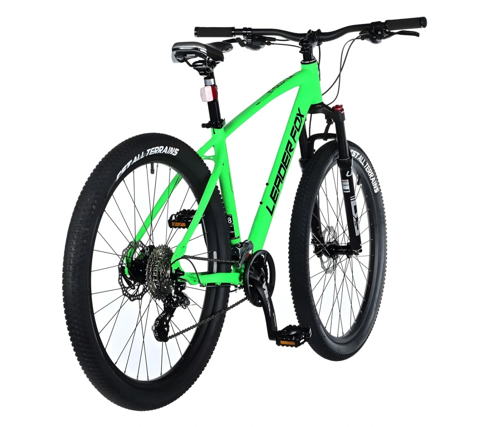 Horské kolo Leader Fox Evolution 27,5 reflexní zelená matná 20