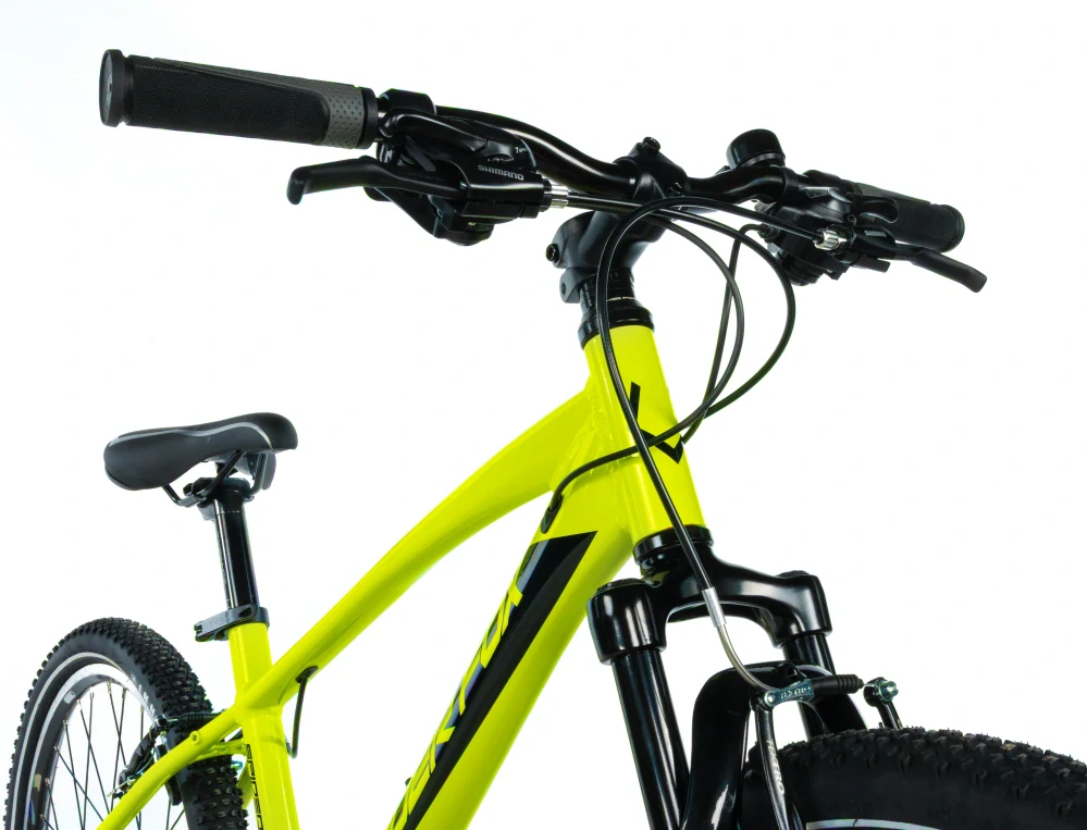 Dětské kolo Leader Fox Spider 24 chlapecké reflexní žlutá