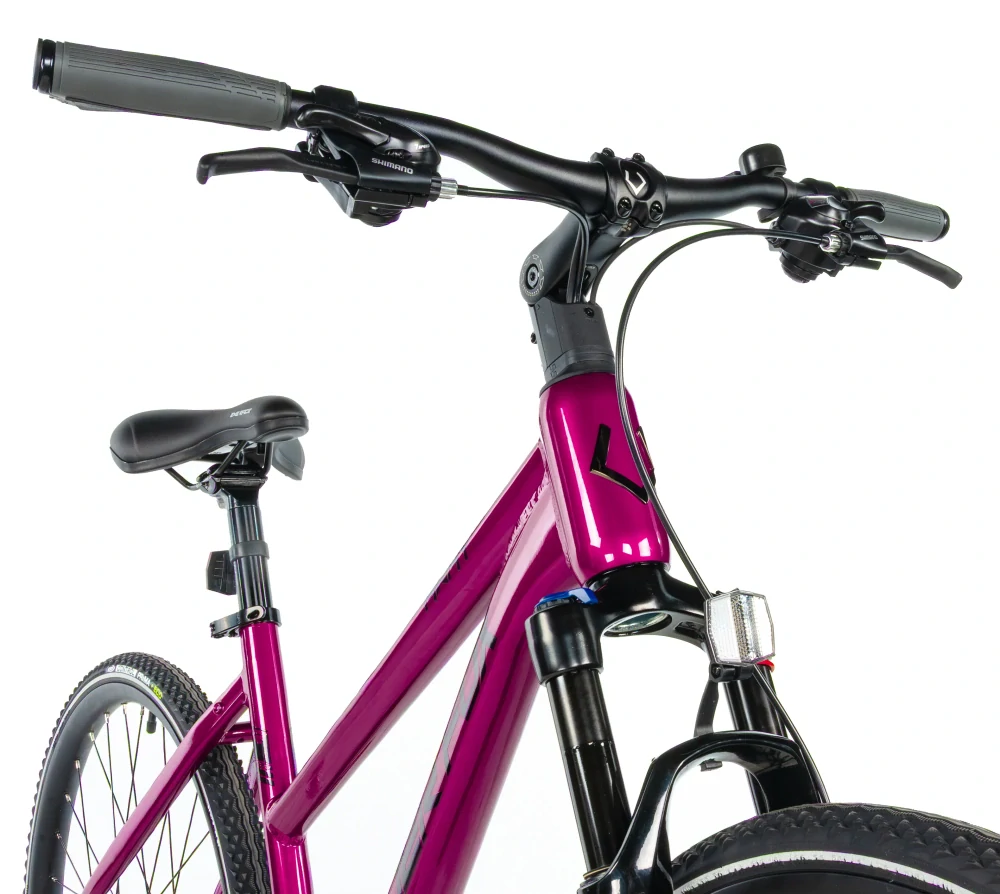 Jízdní kolo Leader Fox Away dámské fialová 2026