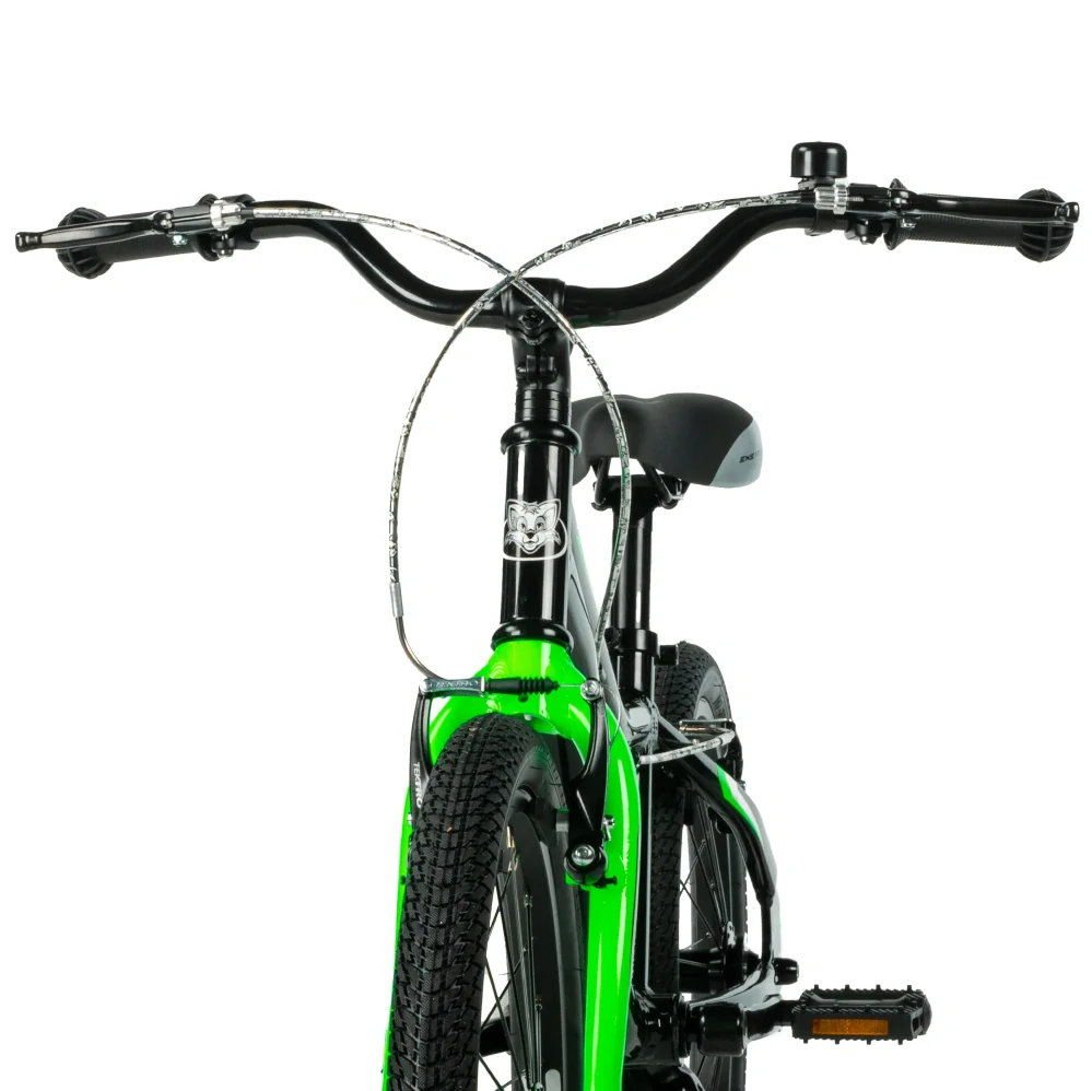 Dětské kolo Leader Fox Bubu 18 černá zelená