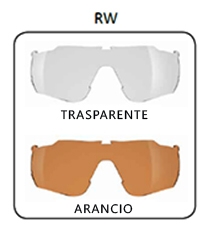 Brýle Salice 016RW black-white RW black/clear + orange