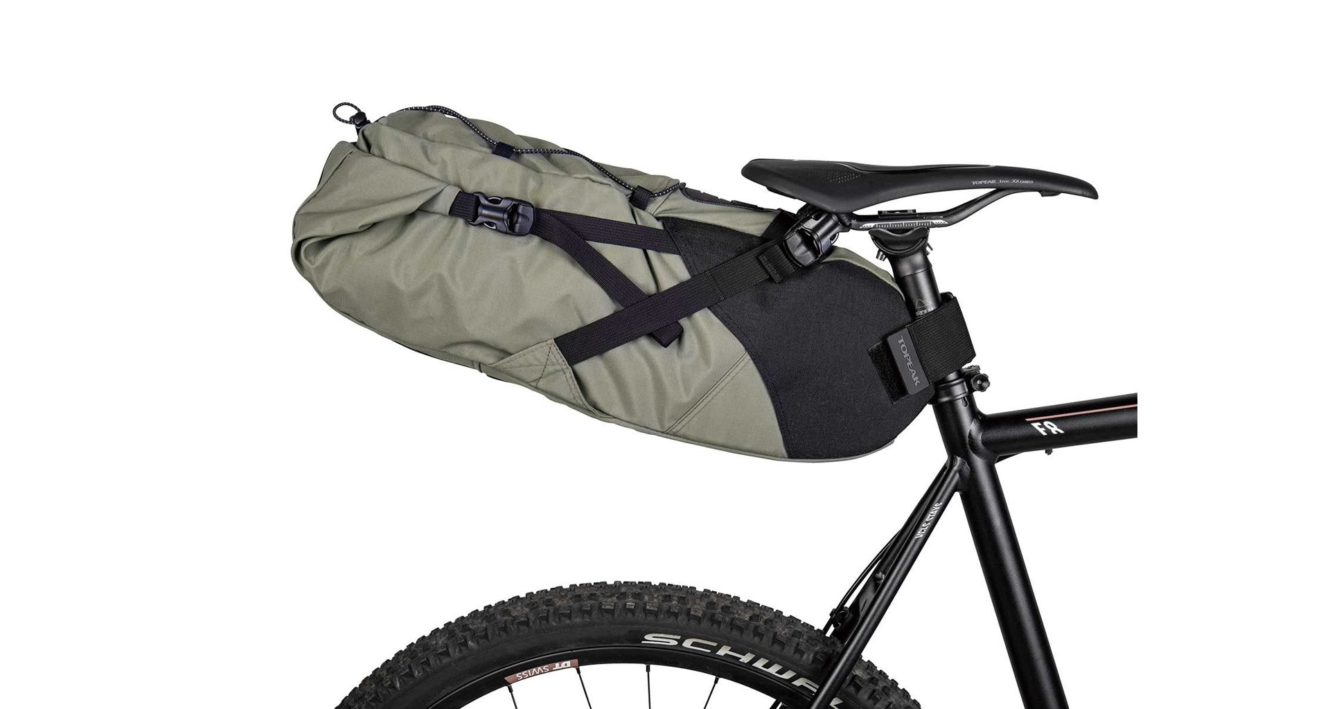 Brašna Topeak Backloader rolovací na sedlovku 15L zelená