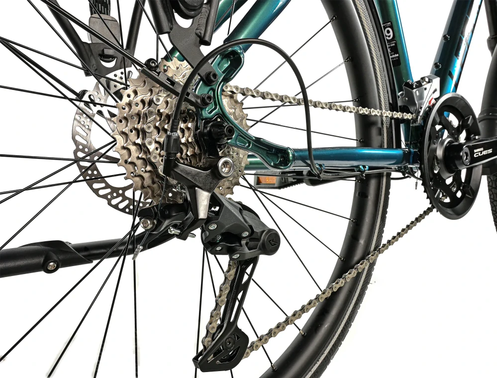 Trekingové kolo Leader Fox Espirit pánské tmavě zelená lesklá