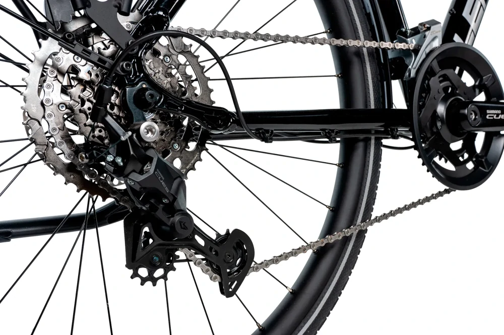 Trekingové kolo Leader Fox Espirit dámské černá lesklá 18