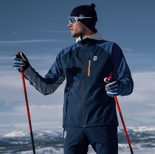 Bunda Bjorn Daehlie North pánská modrá XXL