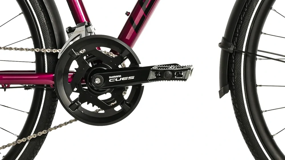 Trekingové kolo Leader Fox Espirit dámské fialová lesklá 16,5