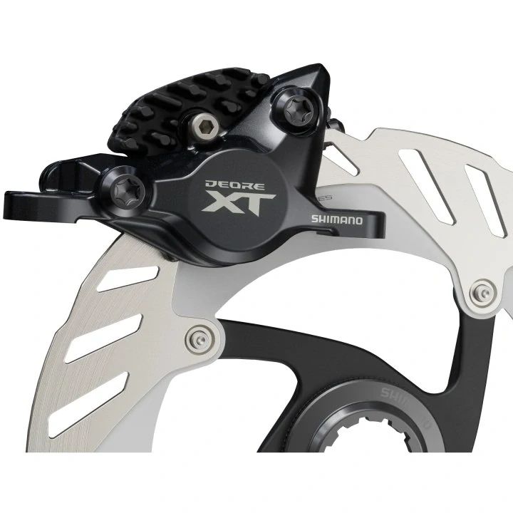 Brzdový třmen Shimano Deore XT BR-M8200 kovové destičky