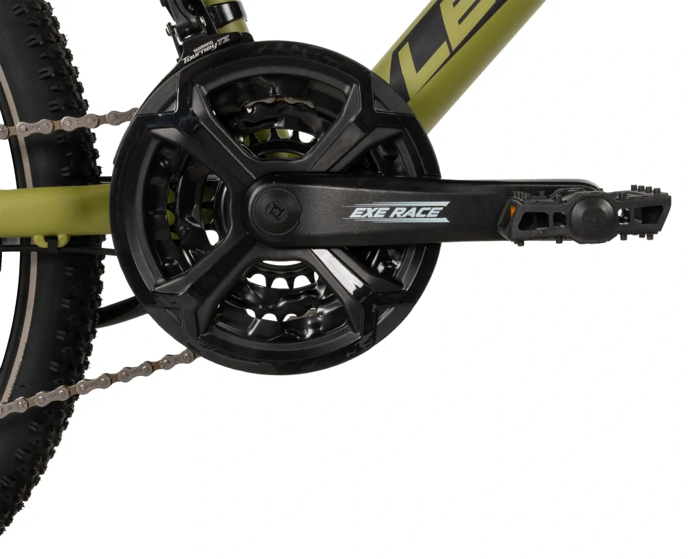 Dětské kolo Leader Fox Spider 24 dívčí army zelená