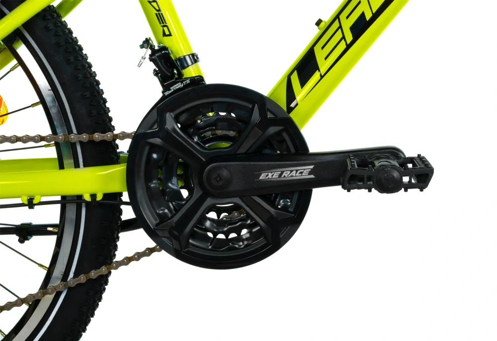 Dětské kolo Leader Fox Spider 24 chlapecké reflexní žlutá