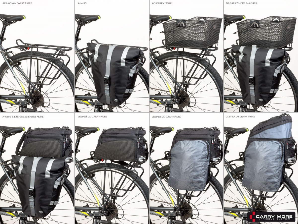 Brašna na nosič Author A-N495 černá