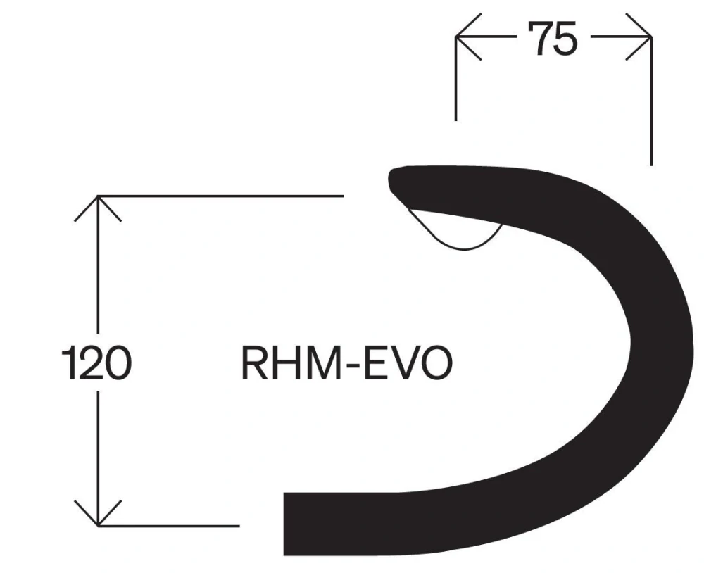 Řídítka Deda Superzero Gravel Alloy 460 mm