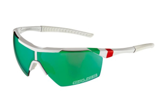 Brýle Salice 004 ITA White/multireflex green/transparent
