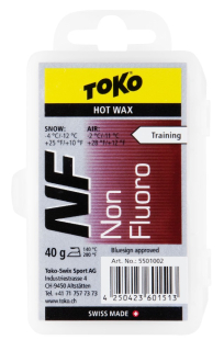 Vosk Toko NF Hot Wax red 40g -4/-12°C
