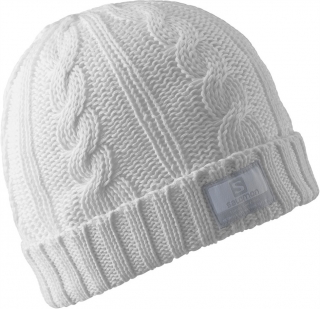 Čepice Salomon Casual White