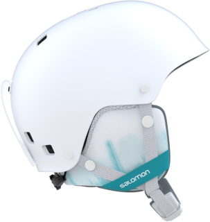 Lyžařská helma Salomon Venom white 17/18
