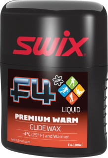 Vosk Swix F4-100WC 100ml +4°C a teplejší