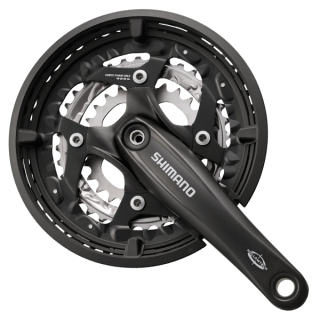 Kliky Shimano Deore FC-T521 Octalink 44-32-24 černé s krytem
