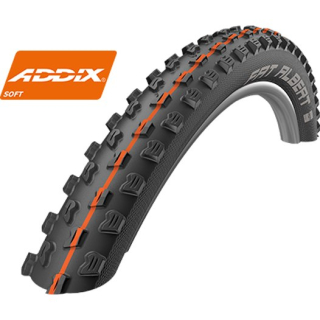 Plášť Schwalbe Fat Albert Front 27.5x2.35, 60-584 Addix Soft Tubeless easy černý - kevlar