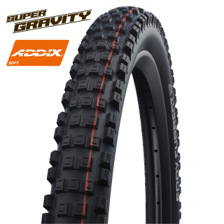 Plášť Schwalbe Eddy Current Rear 27.5x2.60, 65-584 Addix Soft Super Gravity TLE černý kevlar