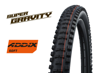 Plášť Schwalbe Big Betty 29x2,4, 62-622 SuperGravity TLE AddixSoft černý kevlar