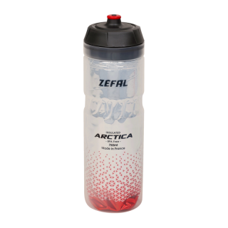 Láhev Zefal Arctica 75 stříbrná červená