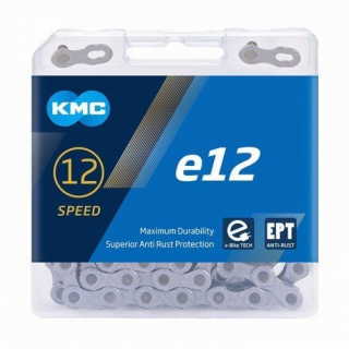 Řetěz KMC E-12 EPT šedý 130 článků
